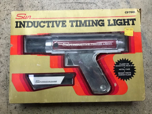 SUN INDUCTIVE TIMING Light Model CP-7501 Vintage Car w/ Original Box