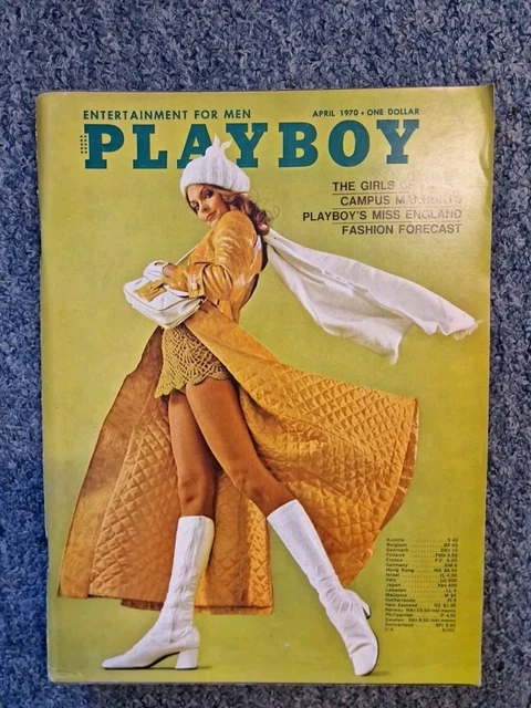 PLAYBOY APRIL 1970 The Girls of Israel, Miss England EUR 20,82