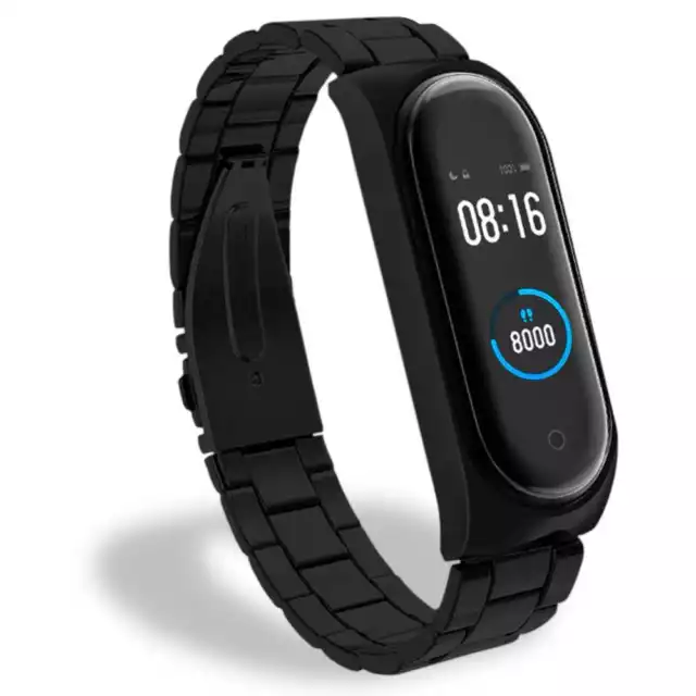 Repuesto Pulsera Liberacion Rapida Regulable Compatible Xiaomi Mi Band 5 6 Negra