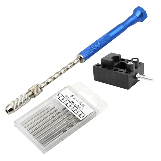 Trapano manuale strumento elettrico punzone strumento intaglio trapano fai da te acciaio