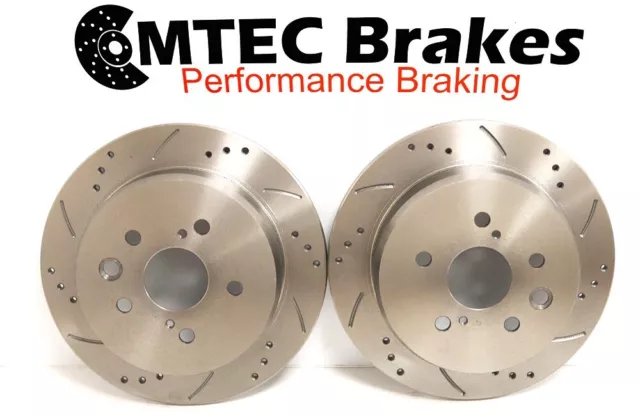 Sierra RS500 2WD Cosworth Drilled Grooved Brake Discs Rear