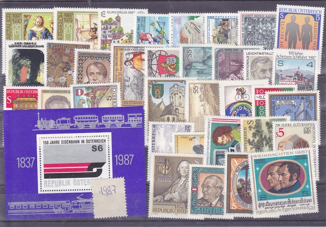 Österreich  Lot aus dem Jahr 1987 postfrisch siehe  Scan