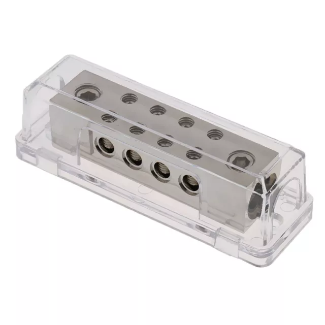 10 Way Car Audio Power/Ground Distribution Block 2X 0Ga In to 8X 8Ga Out