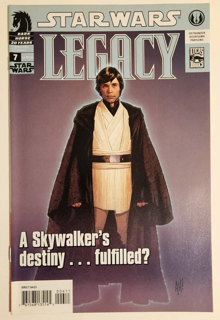 Star Wars: Legacy #7 (2007, Dark Horse) VF/NM Adam Hughes Luke Skywalker Cover