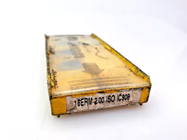 Iscar 16ERM 2.00 ISO IC908 Carbide Cut-Grip Threading Inserts (Box of 4)