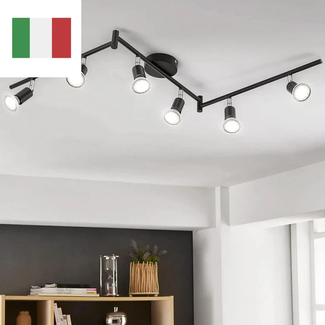Faretti LED Da Soffitto Orientabili, Lampadario Da Soffitto Luce Bianco 4000K, C