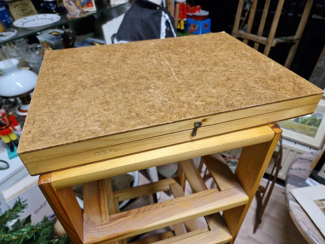 alte Holz Schachtel Box  Au17352