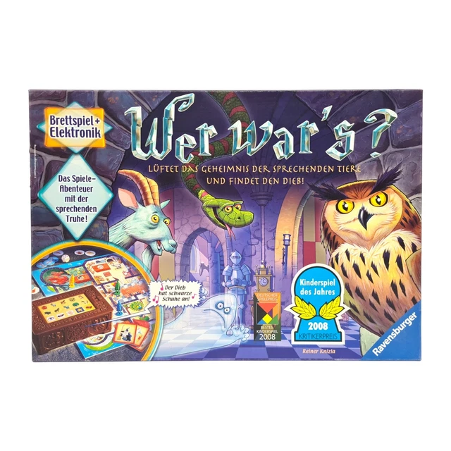 Wer wars ? - Ravensburger Spiel des Jahres 2008 Kinderspiel Brettspiel