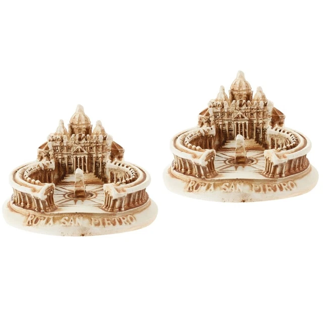 2 Count Modèle De Construction Simulation Résine Voyage Kit Maison Poupée