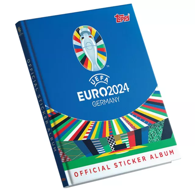 TOPPS UEFA EURO EM 2024 Germany Sammelsticker 25 Stickertüten (150