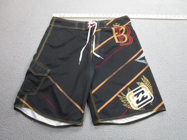 BILLABONG SHORTS MENS 36 Black Taj Burrow Signature Boardshort