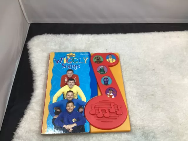 The Wiggles Wiggly Songs Play A Song Musical Board book 2004