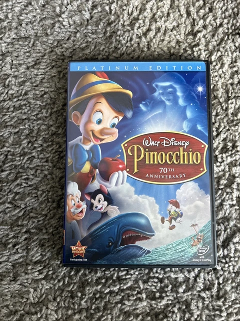 Walt Disney Pinocchio DVD Set 2 Disc 70th Anniversary Platinum Edition