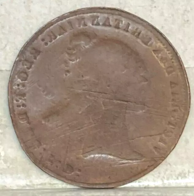 Great Britain Error 1864 ? Undated Farthing Brockage Split Flan Rare Great Britain Error 1864 ? Undated Farthing Brockage Split Flan Rare