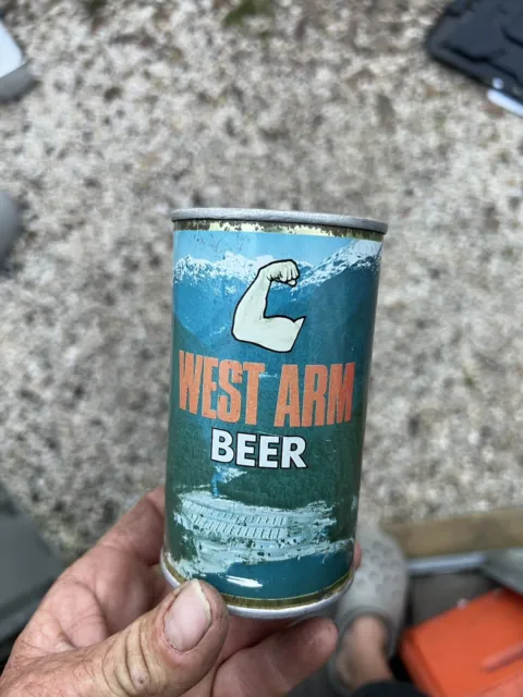Steinlager West Arm Flat Top Beer Can