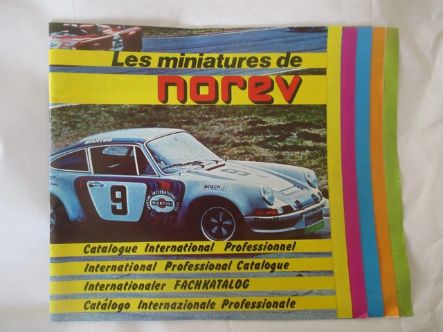 Norev lot de 3 catalogue documentation jouet ancien époque