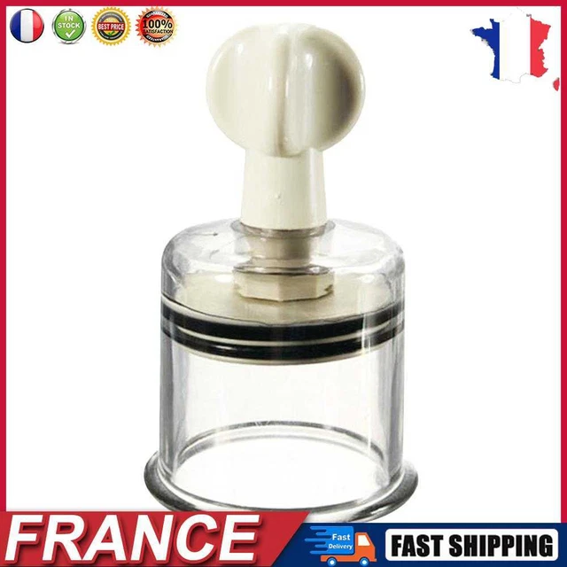 Rotating Handle Vacuum Suction Cupping Family Therapy Cupping Cups (5.9cm) fr
