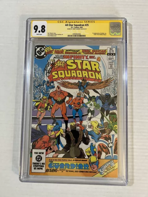 ALL STAR SQUADRON #25 CGC 9.8 SS Jerry Ordway 🔑1ST APP OF INFINITY INC 1 Of 5