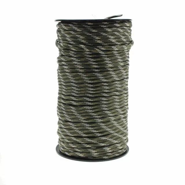 Paracord por Metro - Ø 4mm - 9 Hilos - Tipo 550 Mil-Spec Type - Camuflaje...