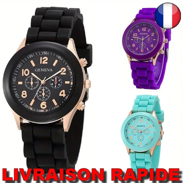 Lot De 5 Montres Quartz Femme – Bracelet Cuir, Cadran Carré, Acier Inoxydable – Set Cadeau