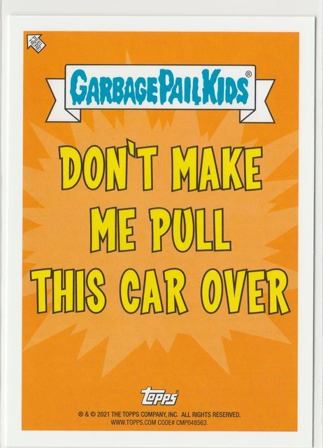 2021 Topps Garbage Pail Kids Go On Vacation Stinky Stanley 7B GPK sticker chase 2