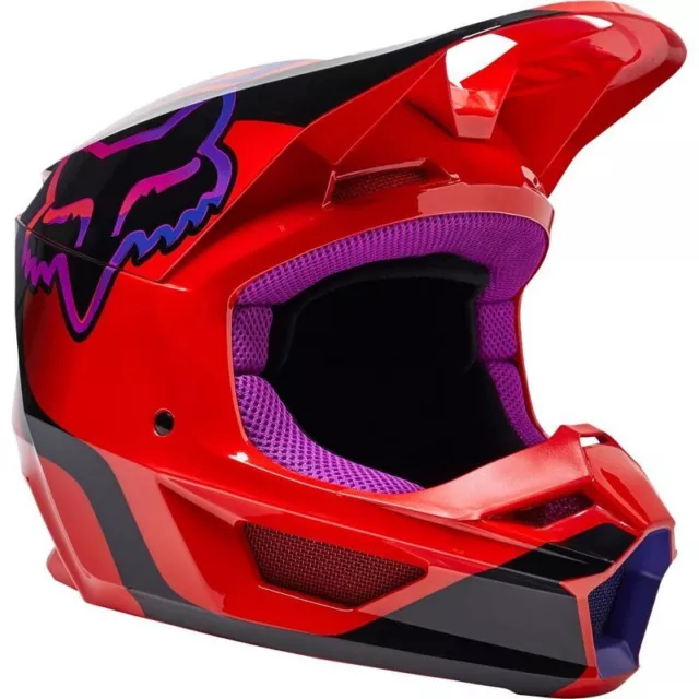 NEW Fox V1 Venz FLO Red MIPS Motocross Dirt Bike Helmet