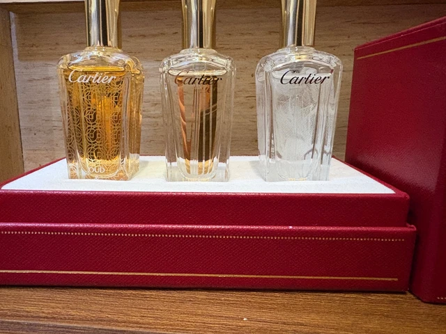 CARTIER LES COLLECTIONS De Parfum Set of 3 15ml Oud Santal Rose