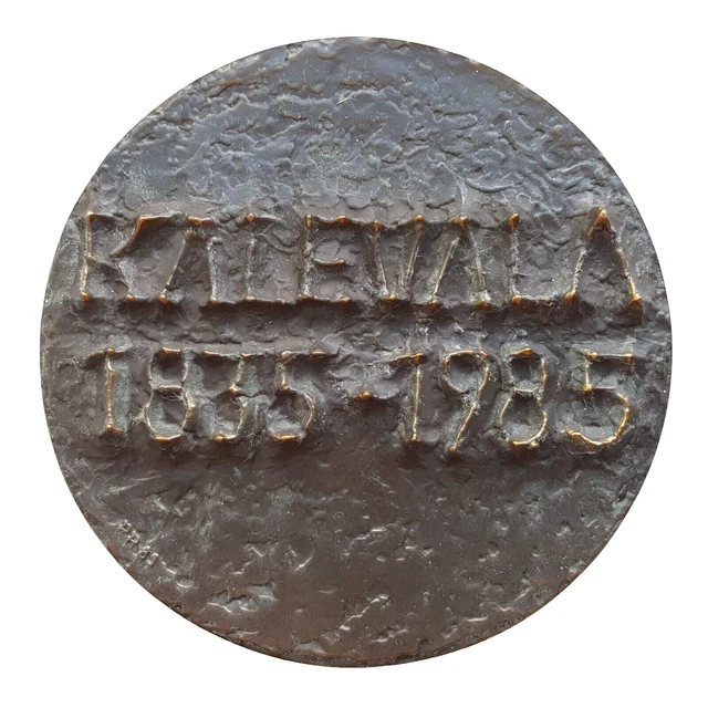 Finland Bronze Medal "KALEVALA 1835-1985 - Finnish nationality epic" 80mm