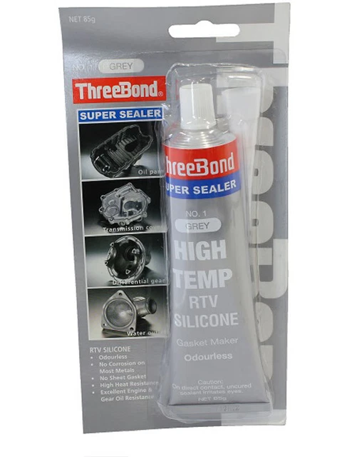 6 X THREE Bond Super Sealer RTV Silicon Liquid Gasket Sealant Grey 85g ...