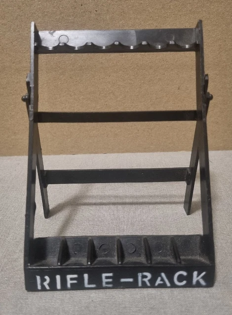 GI JOE RIFLE Rack Black Vintage 1960's Accessory Gun Holder Hasbro EUR ...