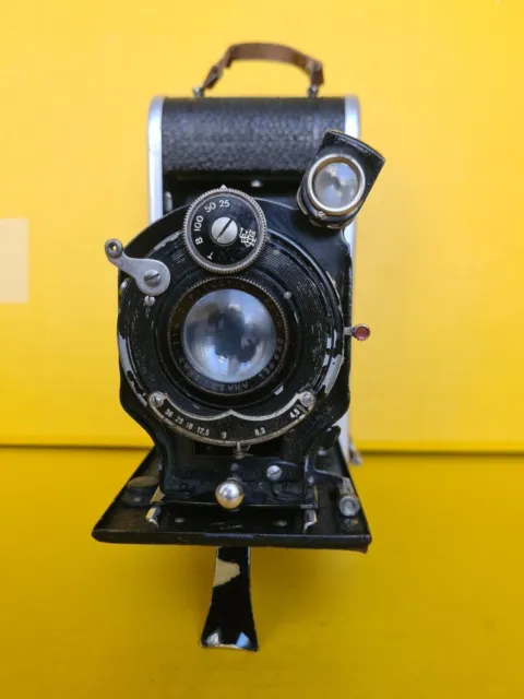 WARA Klappkamera Bj 1933 Vintage Kamera mit Foth doppel Anastigmat 105mm Optik