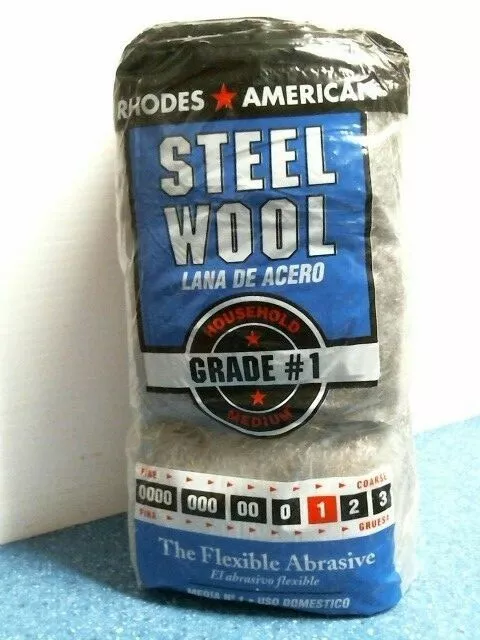 Rhodes American 10121111, Steel Wool, Grade #1, Bag of 12, FREE SHIPPING