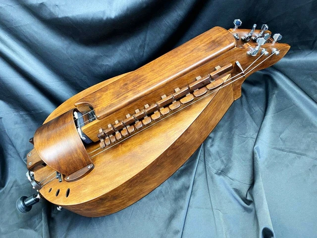 Hurdy-Gurdy Model Hog / Walnut Brown / 24 keys / Ukrainian Lira