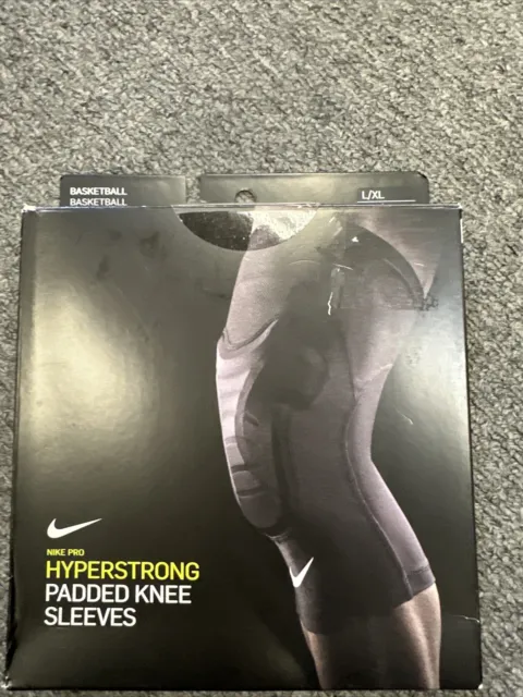 NIKE - PRO Hyperstrong Padded Arm Sleeve 3.0 L, Black/Grey/White, L/XL  $48.49 - PicClick