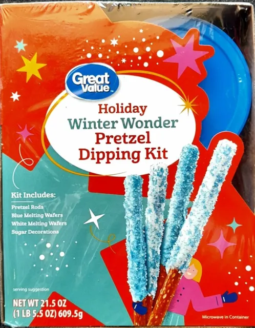 Kit immersione pretzel Holiday ""Winter Wonder"" 609 gr originale USA