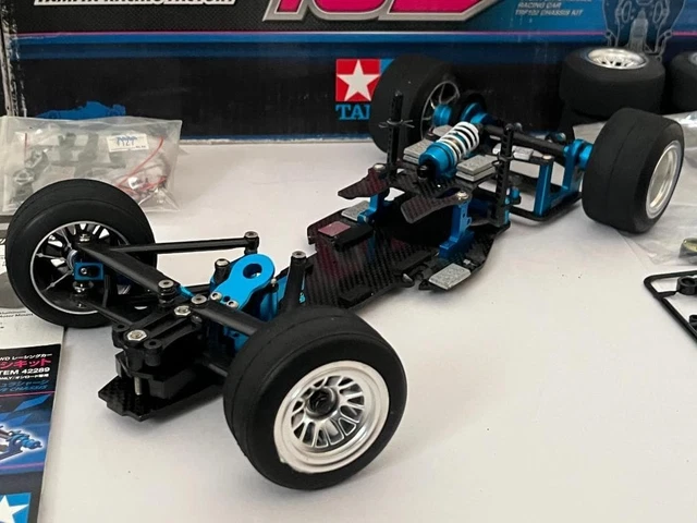 TAMIYA 1/10 TRF102 2WD RC Racing Car Chassis Mech-Less Box Manual Parts ...