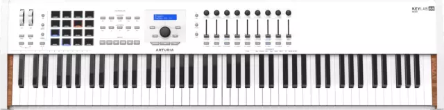 Clavier Maitre 88 Notes  Toucher Lourd Arturia Keylab Mk2 Blanc