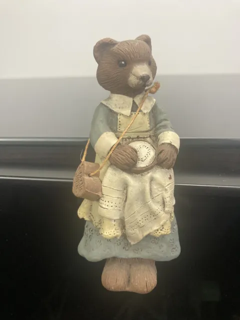 Sarahs Attic Figurine Limited Edition Love Bear Sitting 1989