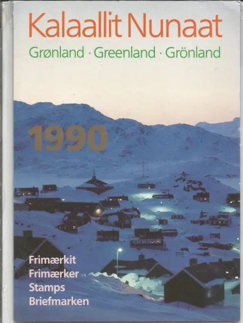 Greenland Denmark Year Set 1990 Official MNH Complete as Issued