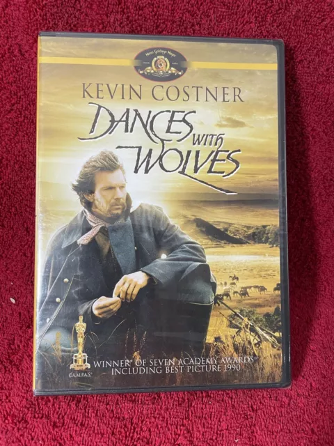 Dances With Wolves DVD Full Screen Kevin Costner 1990 Movie (NEW/SEALED)