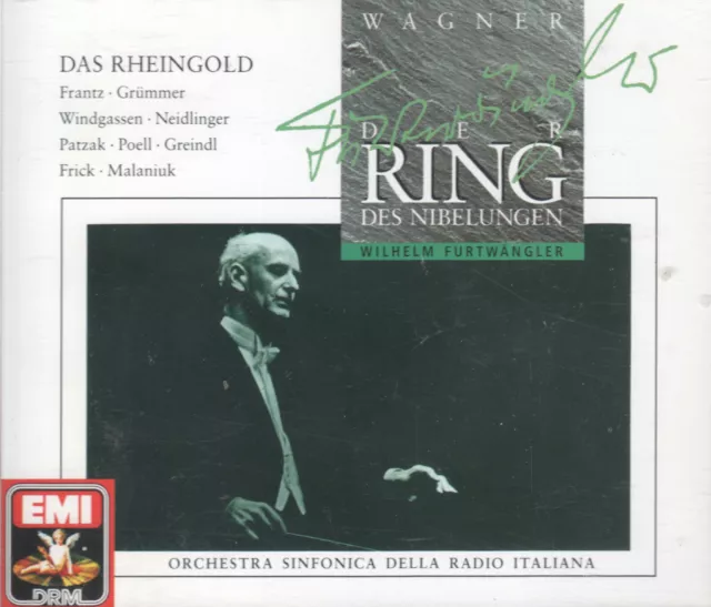 Wagner: Das Rheingold (2 CDs, 1990 EMI) Remastered/Furtwangler/Frantz/Grummer