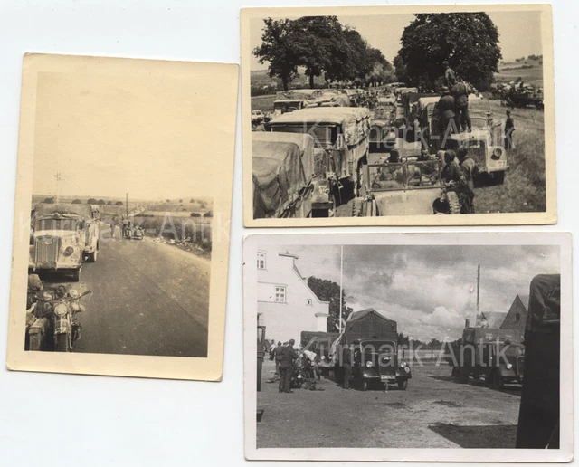 B247 FOTO WEHRMACHT Infanterie Regt. 69 Polen Ostpreußen LKW Opel Blitz