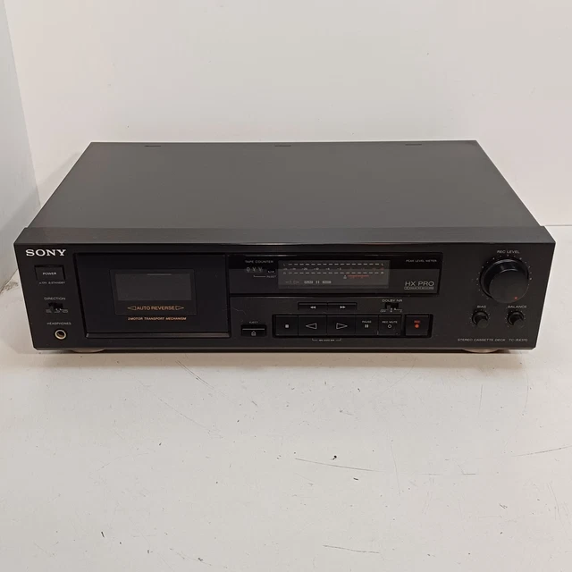 SONY TC-RX370 STEREO Cassette Deck Auto-Reverse Dolby B/C/HX-Pro 