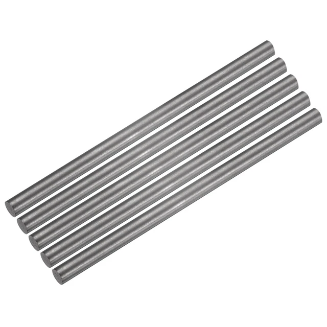 Graphite Rod Graphite Stirring Rod Stick Rod 150x6mm Black, Pack of 5