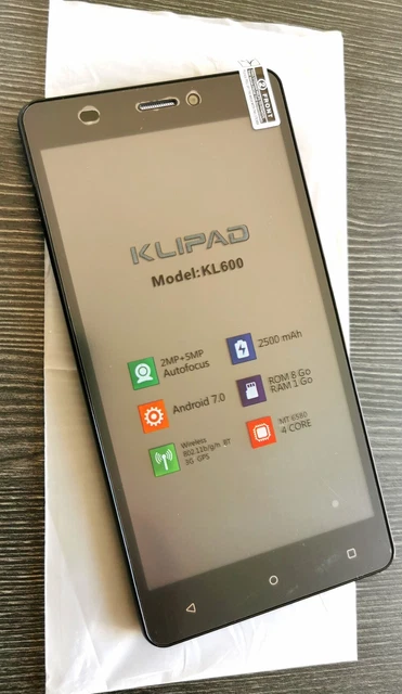 SMARTPHONE 5 POUCES ROSE 18:9 KLIPAD - Téléphonie