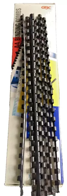 10 x 6mm Binding Combs 21 Ring for Comb Binder Machines Black 25 page