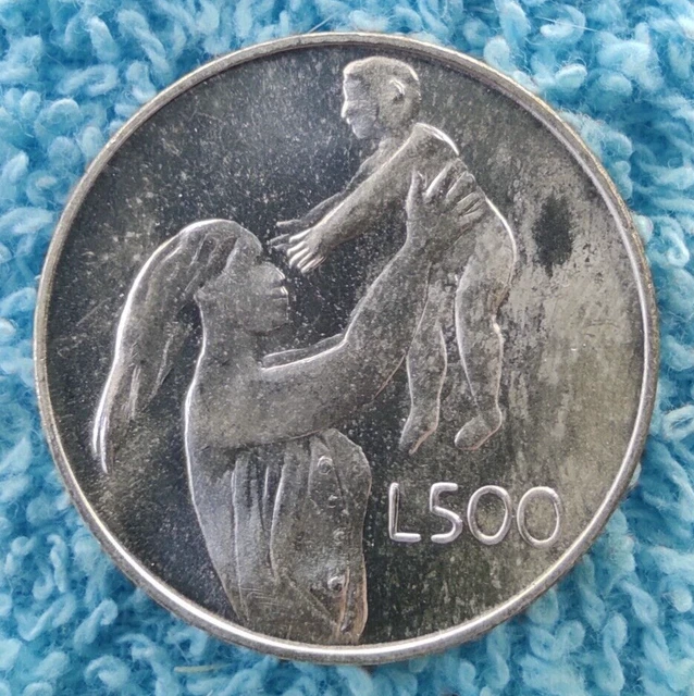 SAN MARINO 500 lire 1972 KM#21 ARGENTO 0.835-11 gr. (SC)