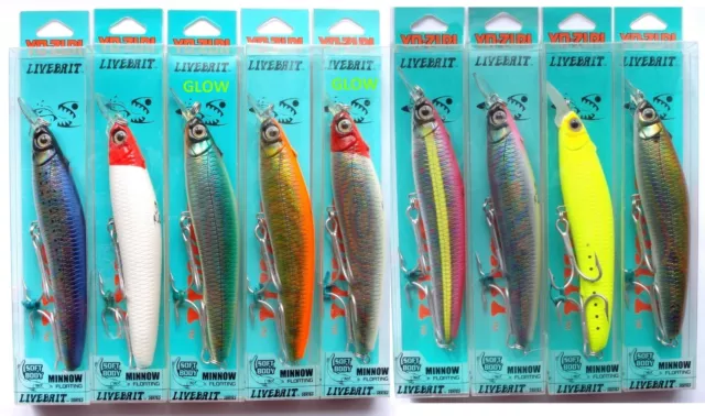 YO ZURI LiveBait Real Minnow 130 Japan Fishing Lure,Hard Bait,Sea Bass,Bluefish