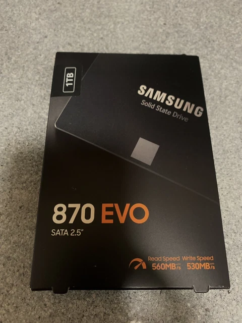 Samsung SSD 870 EVO 1 TB,Internal,2.5 inch Solid State Drive - New