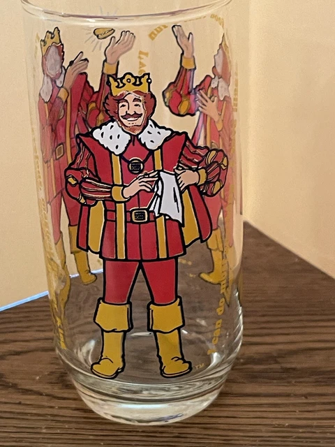Vintage 1979 Burger King Collectors Series Glass~ Magical Burger King
